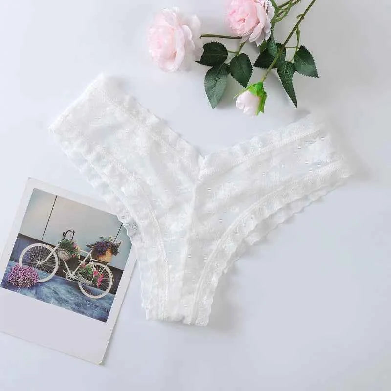 Sheer Lace Mini G-String