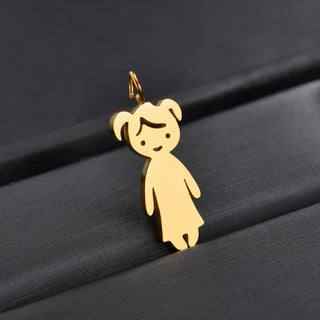 Personalized Children Name Necklace - Family Pendant - SHOPPERS' CASTLE