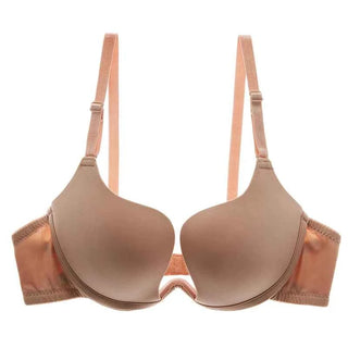 Deep U Plunge Seamless Push-Up Bra