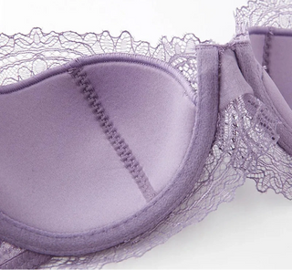 Lace Push-Up Bra - Plus Size D/E Cup