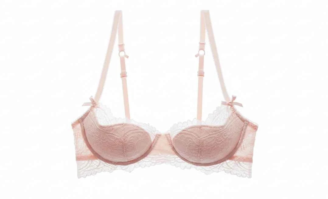 Lace Push-Up Bra - Plus Size D/E Cup
