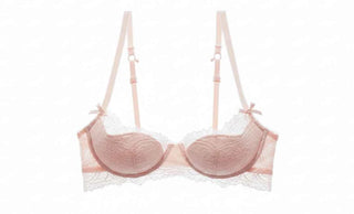 Lace Push-Up Bra - Plus Size D/E Cup