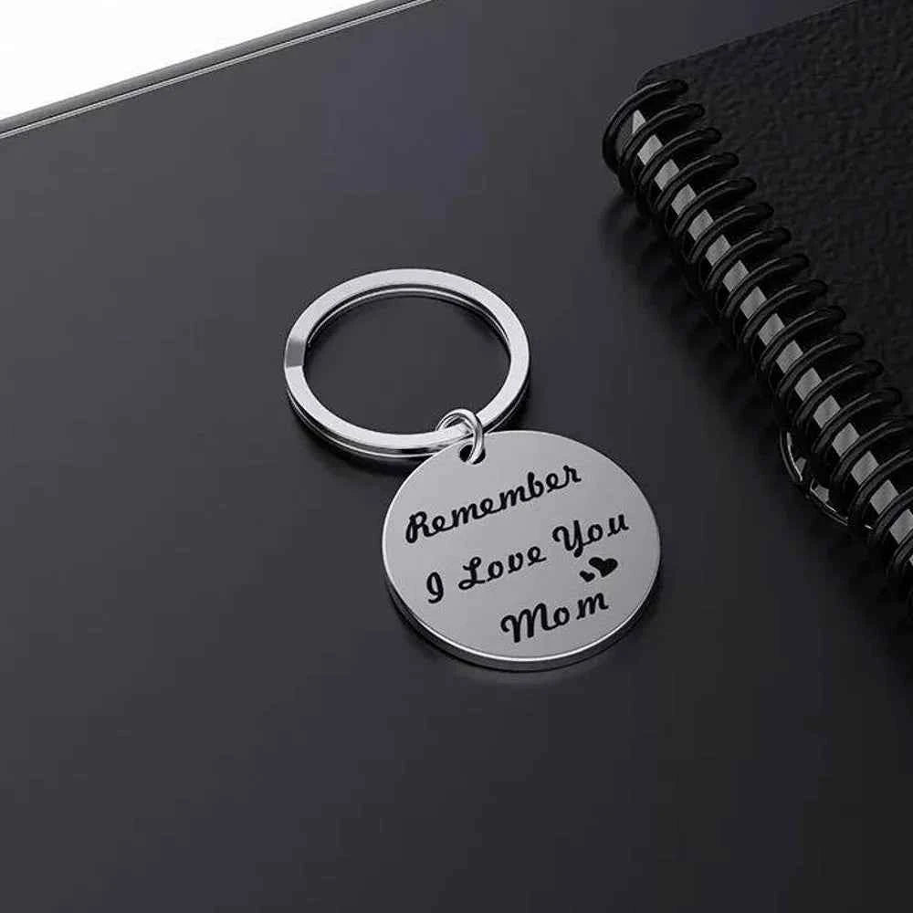 Engrave Name Picture Keychain - Square or Heart Design