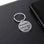 Engrave Name Picture Keychain - Square or Heart Design