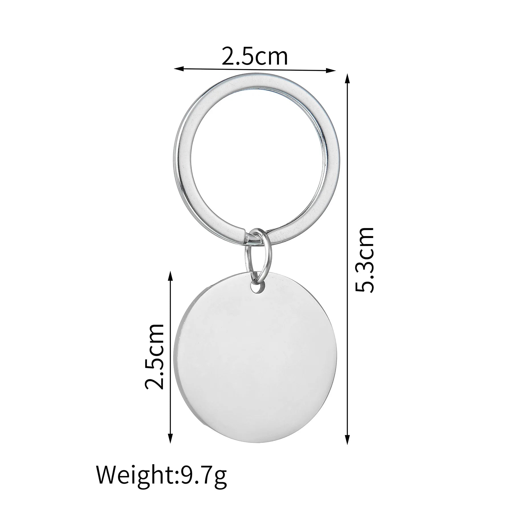 Engrave Name Picture Keychain - Square or Heart Design - SHOPPERS' CASTLE