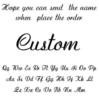 Personalized Name Fashion Keyring - Letter Nameplate Pendant