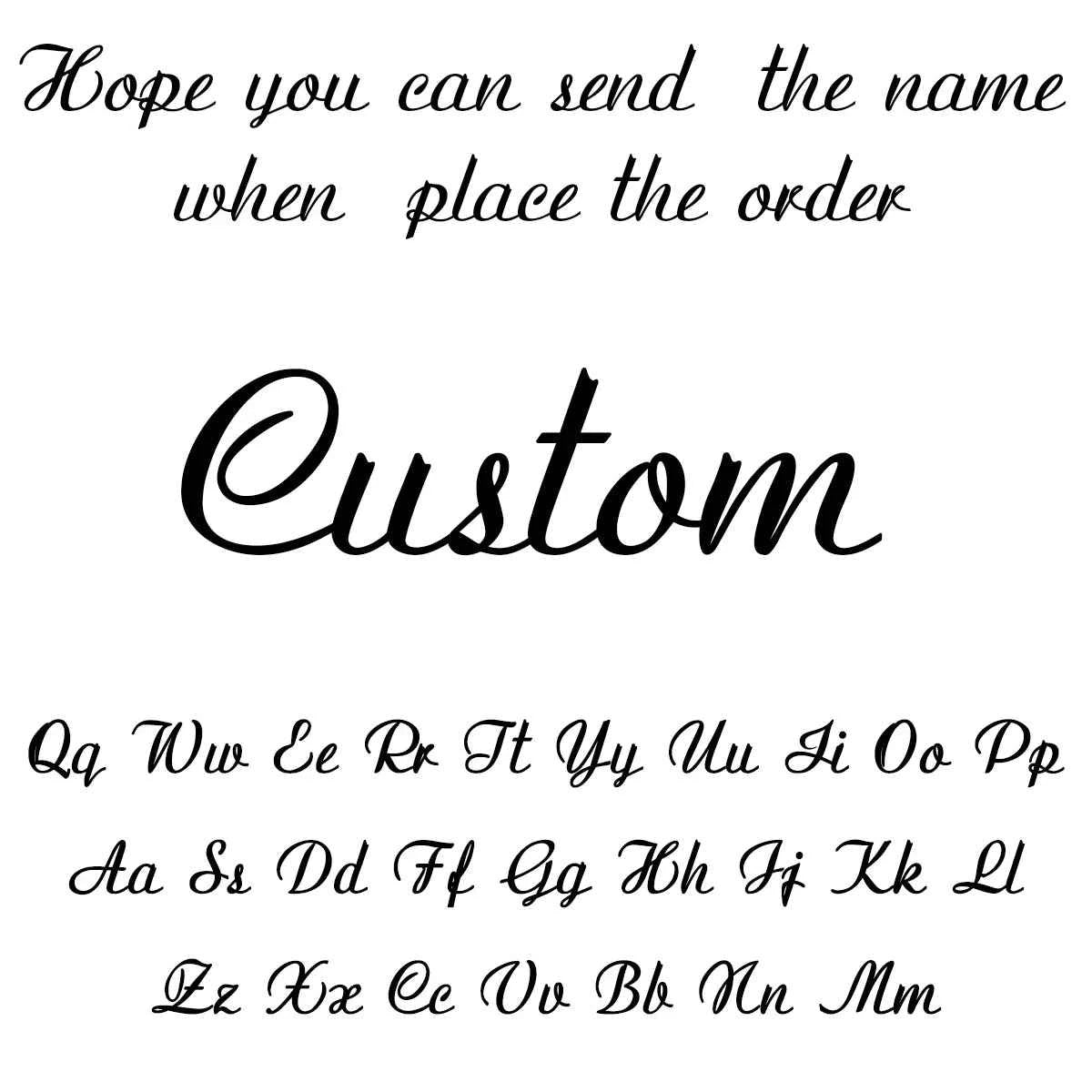 Personalized Name Fashion Keyring - Letter Nameplate Pendant