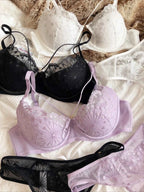 Hollow Cross Sling Bra Set