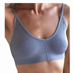Seamless Ribbed Tube Bra