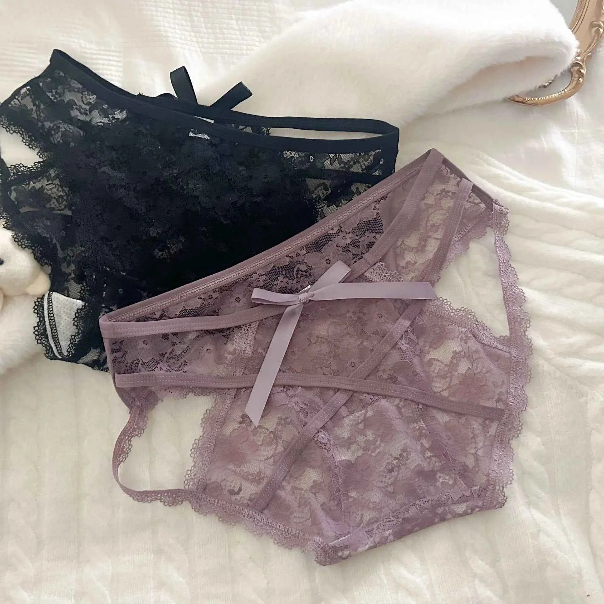 Full Floral Embroidered Briefs