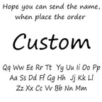Personalized Name Fashion Keyring - Letter Nameplate Pendant