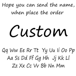 Personalized Name Fashion Keyring - Letter Nameplate Pendant