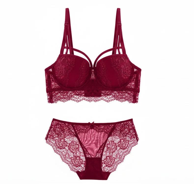 Lace Detail Cotton Push-Up - Everyday Elegance Bra