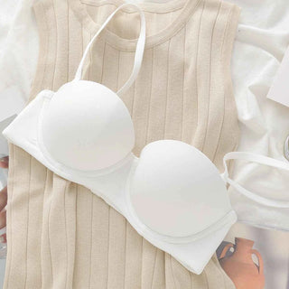 Seamless Half-Cup Push-Up Bra