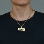 Personalized Name Hollow Crown Twist Chain Necklace - Pendant - SHOPPERS' CASTLE