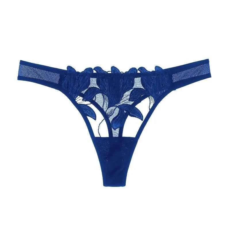 French Lace Embroidered G-String