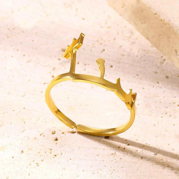 Personalized Name Ring - Open Design