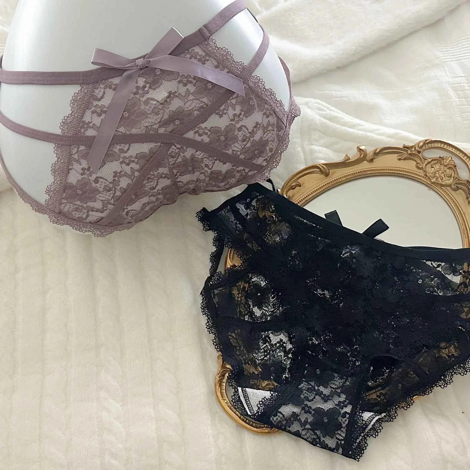 Full Floral Embroidered Briefs