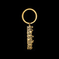 Custom Name Hollow Letter Keychain - SHOPPERS' CASTLE