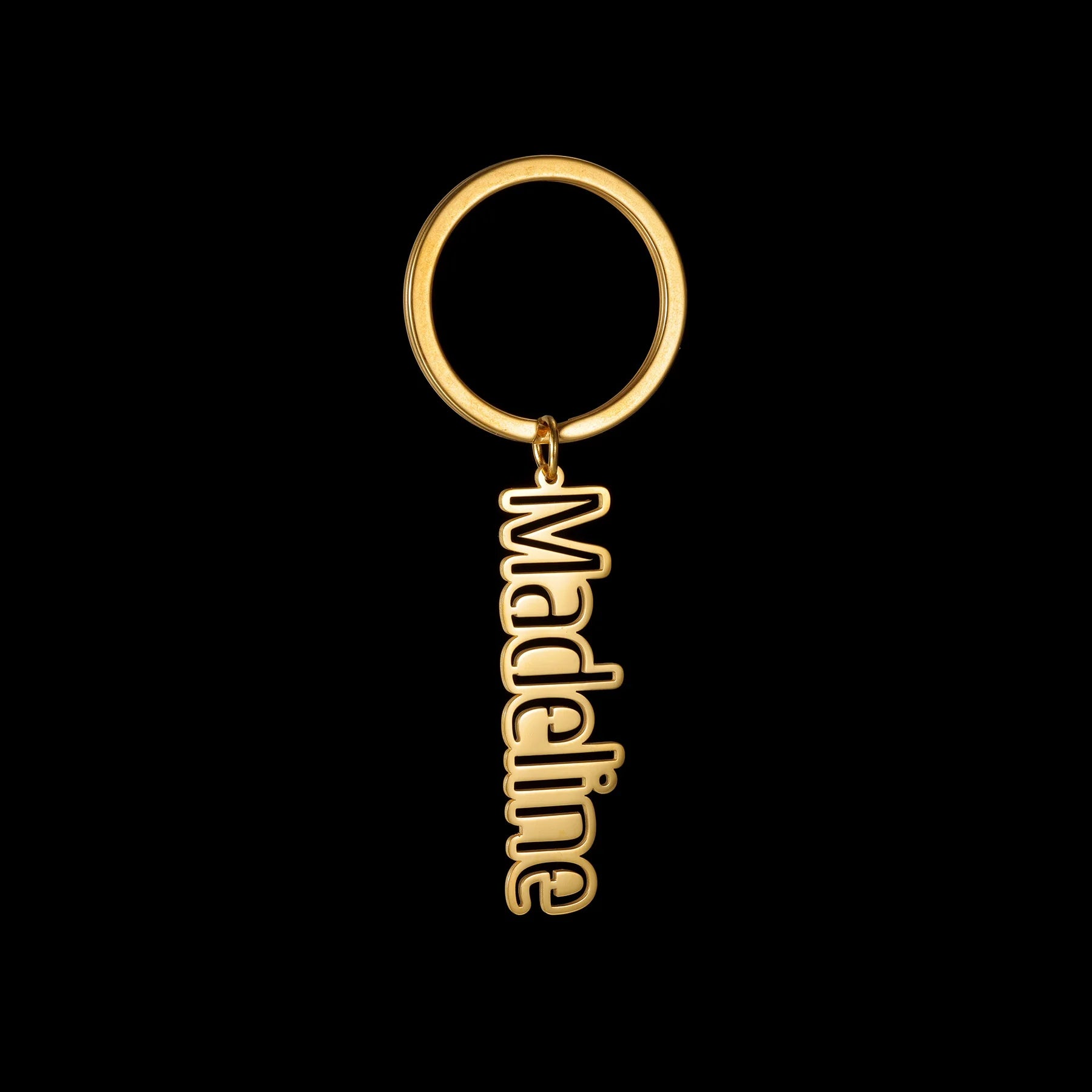 Custom Name Hollow Letter Keychain - SHOPPERS' CASTLE