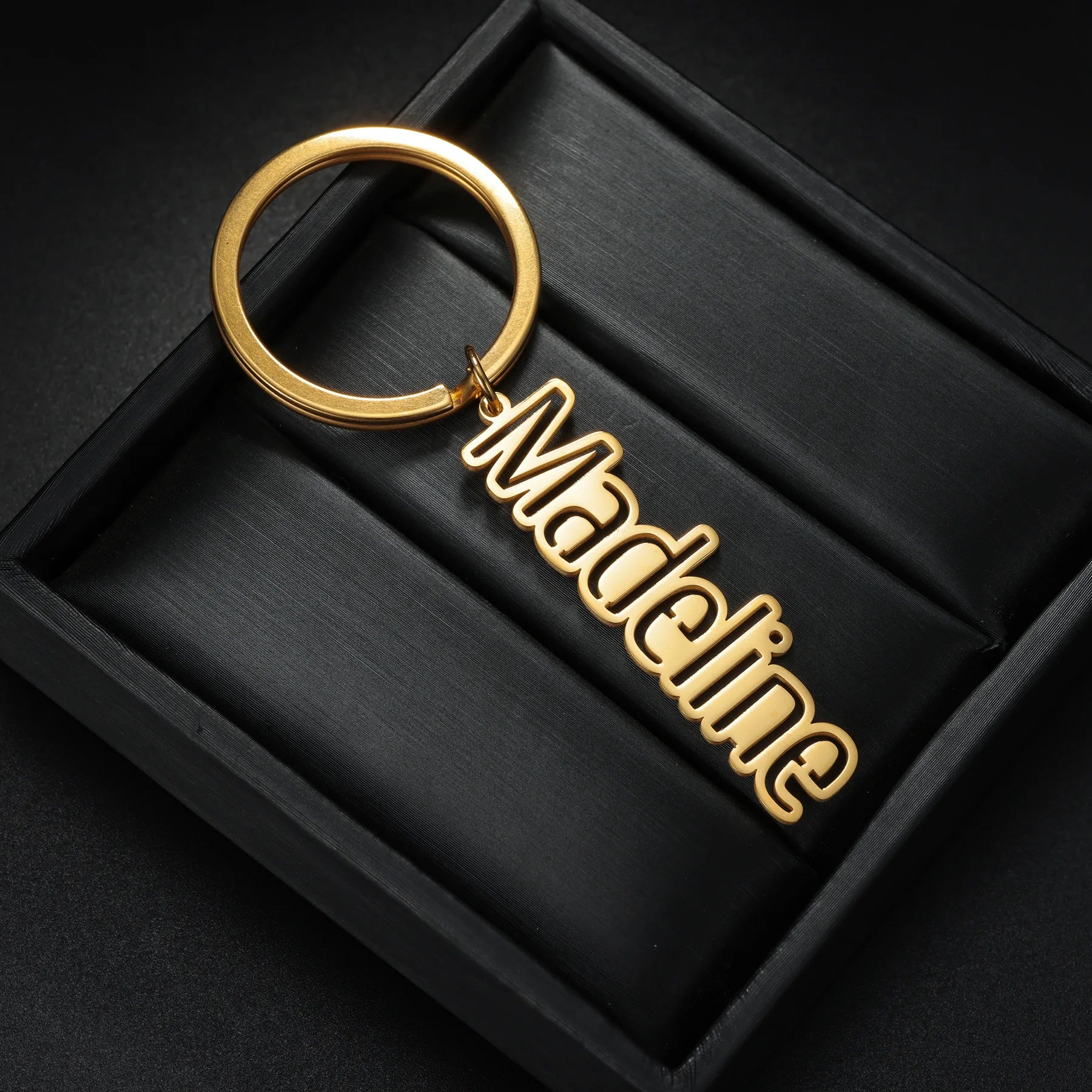 Custom Name Hollow Letter Keychain - SHOPPERS' CASTLE