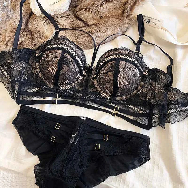 Classic Bandage Push-Up Bra Set