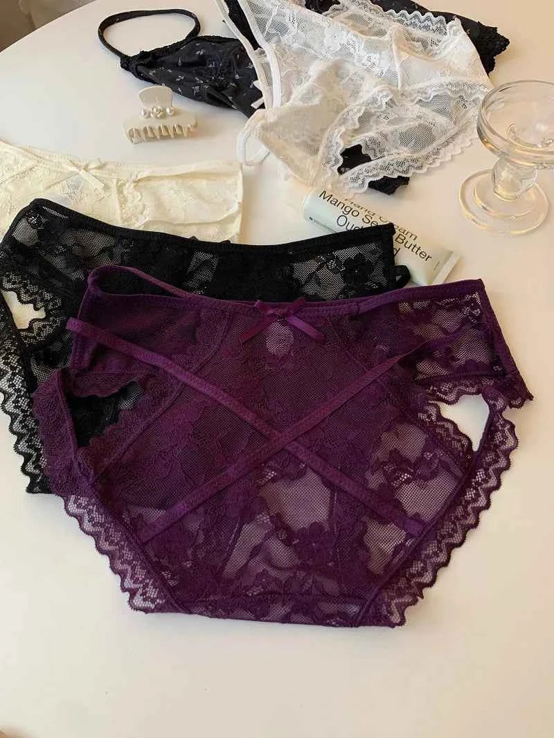 Full Floral Embroidered Briefs