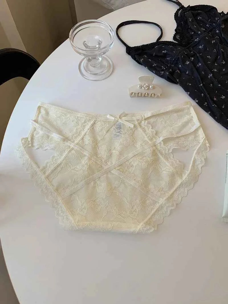 Full Floral Embroidered Briefs