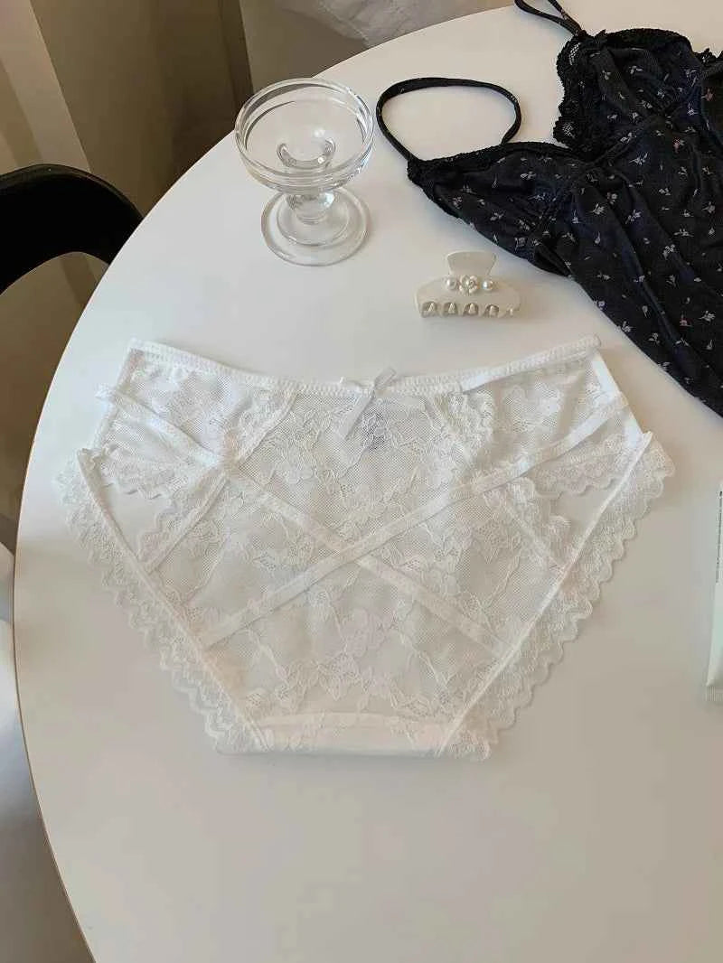 Full Floral Embroidered Briefs