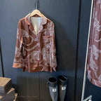 Leopard Print Pajama Set - SHOPPERS' CASTLE