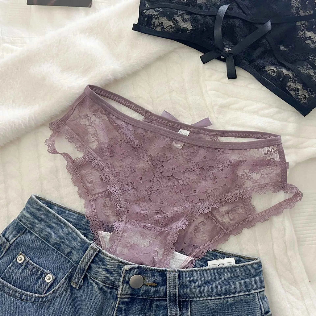 Full Floral Embroidered Briefs