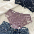 Full Floral Embroidered Briefs