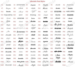 Personalized Name Fashion Keyring - Letter Nameplate Pendant