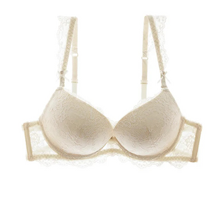 Classic Lace Embroidered Push-Up Bra - SHOPPERS' CASTLE