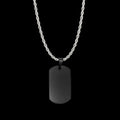 Custom Square Pendant Necklace - Engravable Text & Picture Design - SHOPPERS' CASTLE