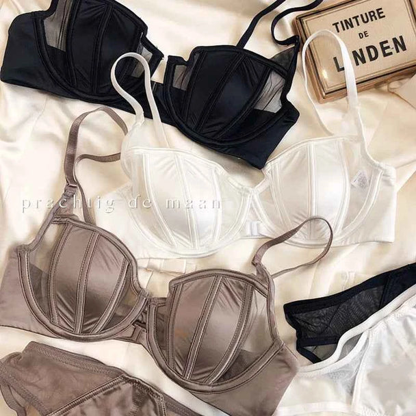 Front Buckle Push-Up Bra Set
