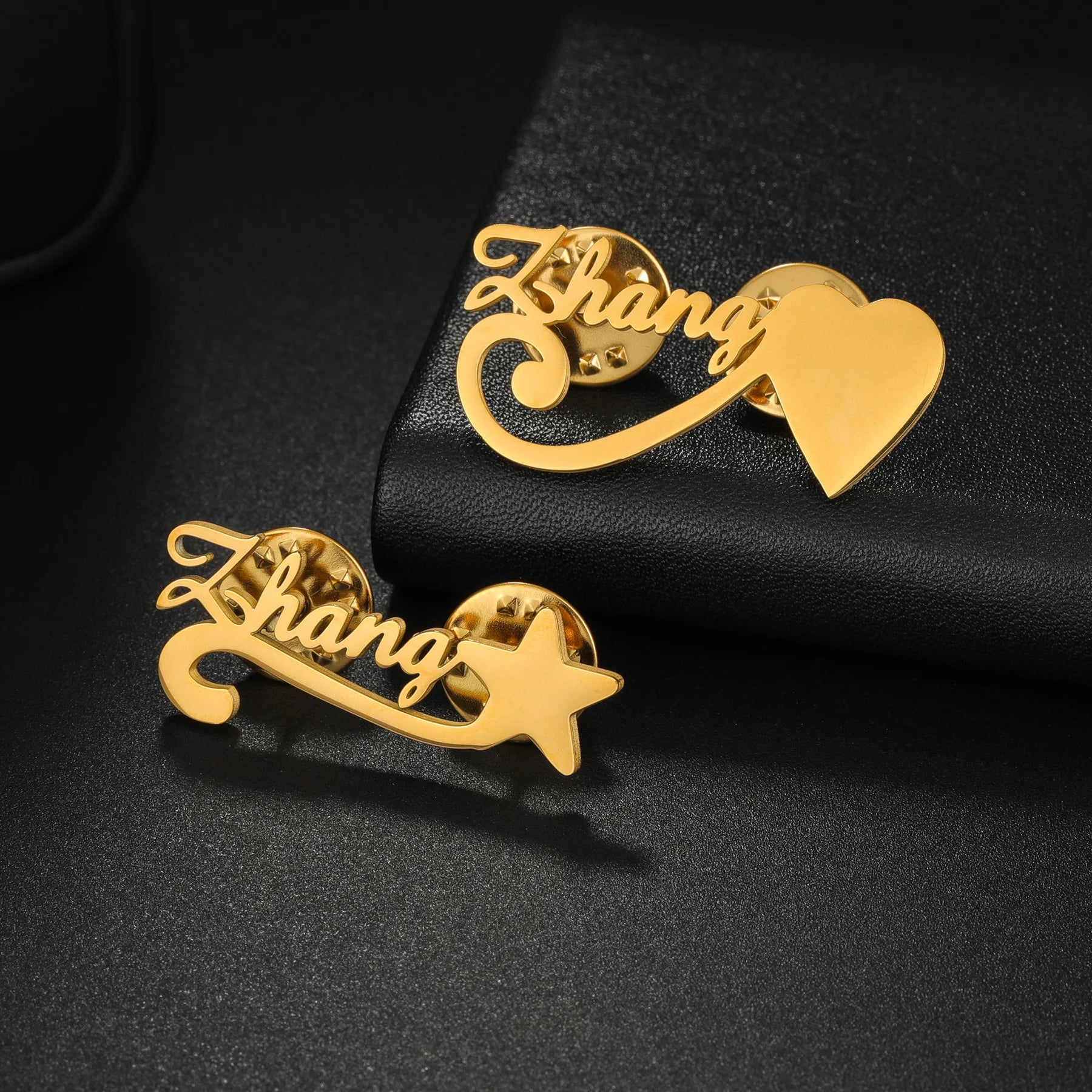 Personalized Name Logo Brooch - Butterfly Buckle Pin - SHOPPERS' CASTLE