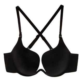 Deep U Plunge Seamless Push-Up Bra