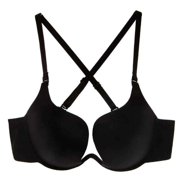 Deep U Plunge Seamless Push-Up Bra