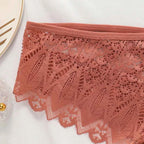 Hollow-Out Lace Low-Waist G-String