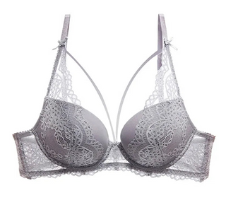 Cotton Luxe Embroidered Bra - Maximum Lift & Support - SHOPPERS' CASTLE