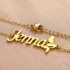 Customized Name Geometric Bracelet - Stainless Steel