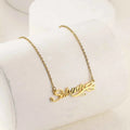 Custom Lily Name Necklace - Valentine's Day Gift