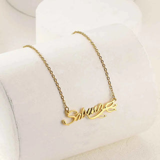 Custom Lily Name Necklace - Valentine's Day Gift
