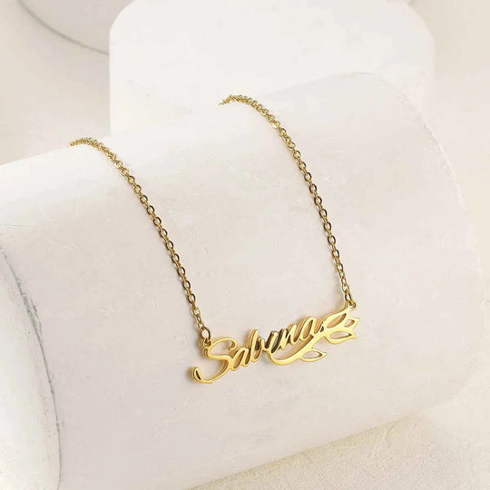 Custom Lily Name Necklace - Valentine's Day Gift