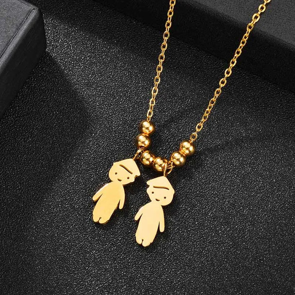 Personalized Children Name Necklace - Family Pendant - SHOPPERS' CASTLE