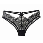 Lace-Up Double Lace Briefs - SHOPPERS' CASTLE