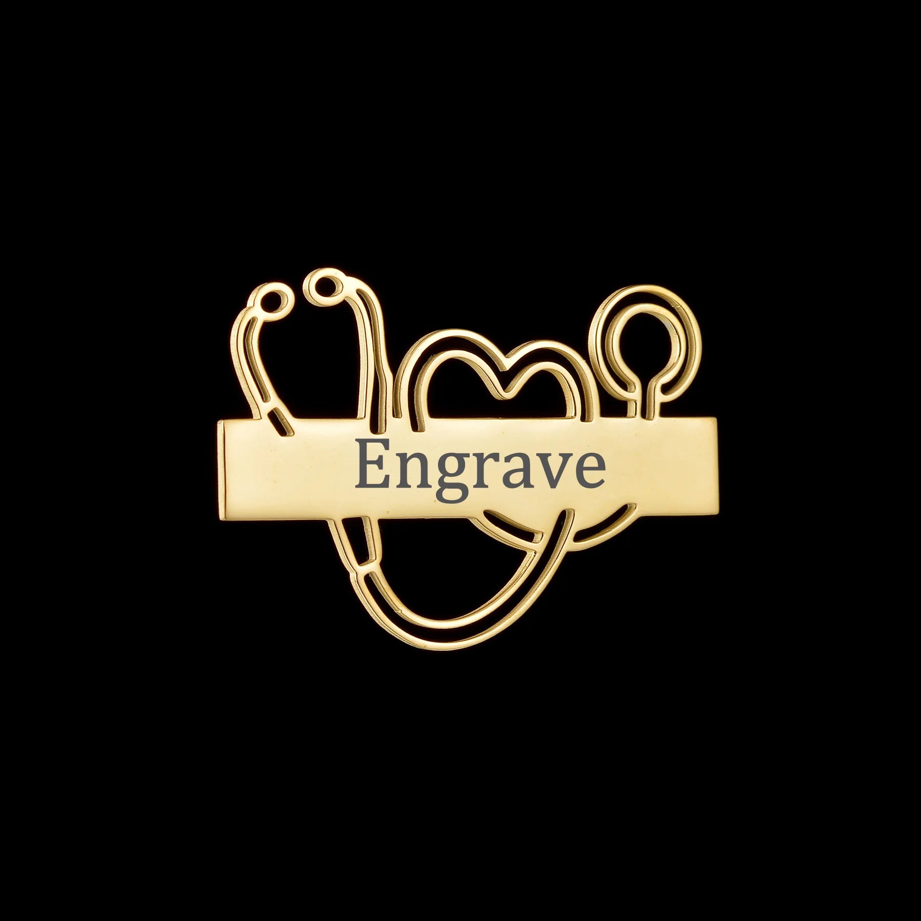 Personalized Name or Logo Brooch - Welding Buckle Pin - SHOPPERS' CASTLE