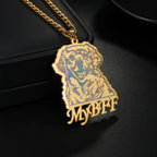 Engrave Picture Custom Name Choker Necklace - Family Gift - SHOPPERS' CASTLE