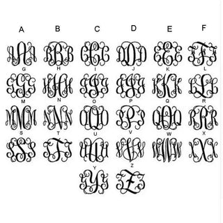 Vintage Custom Initial Monogram Ring